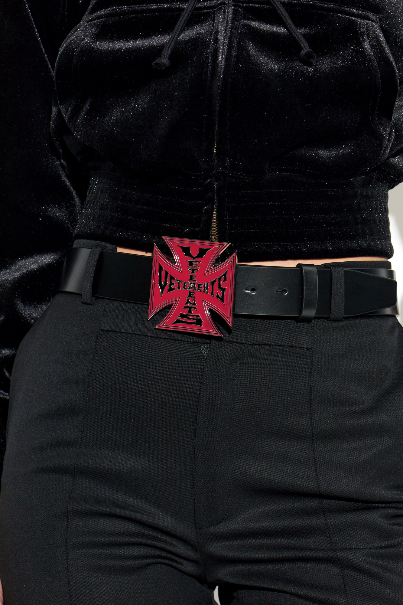ラス1 VETEMENTS oversized ring belt VETEMENTS Leather belt | Men's | Vitkac